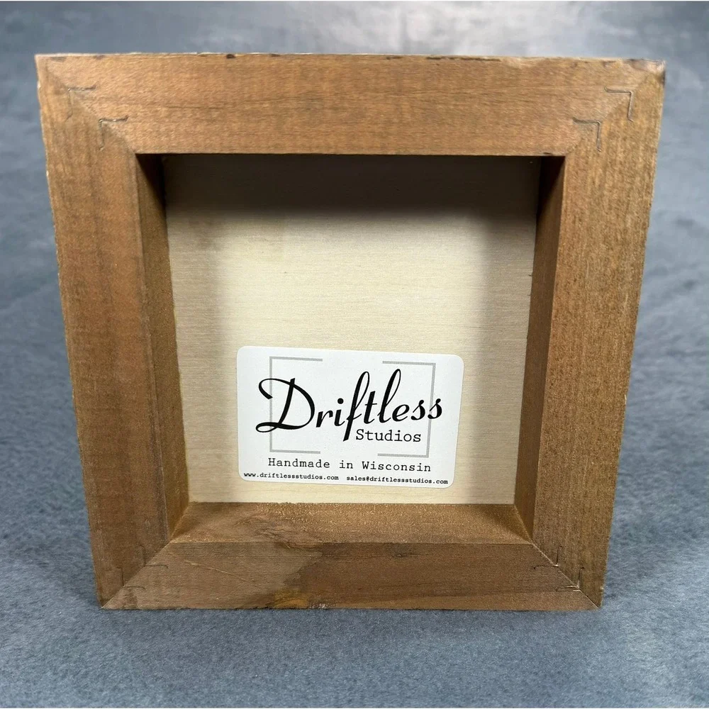 Driftless Studios I Love Tacos Wooden Box Sign Handmade Rustic Home Decor 6x6
